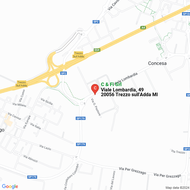 apri la mappa di C & Fi Srl