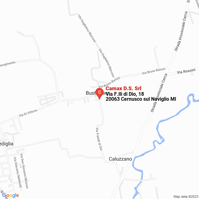 apri la mappa di Camax D.S. Srl