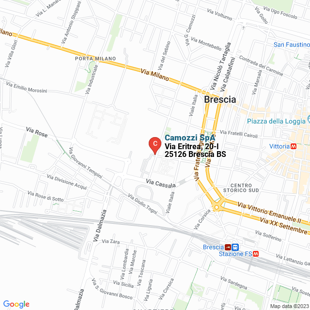 apri la mappa di Camozzi SpA