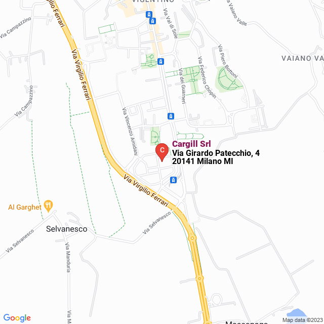 apri la mappa di Cargill Srl