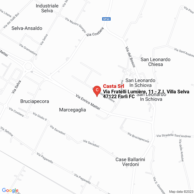 apri la mappa di Casta Srl