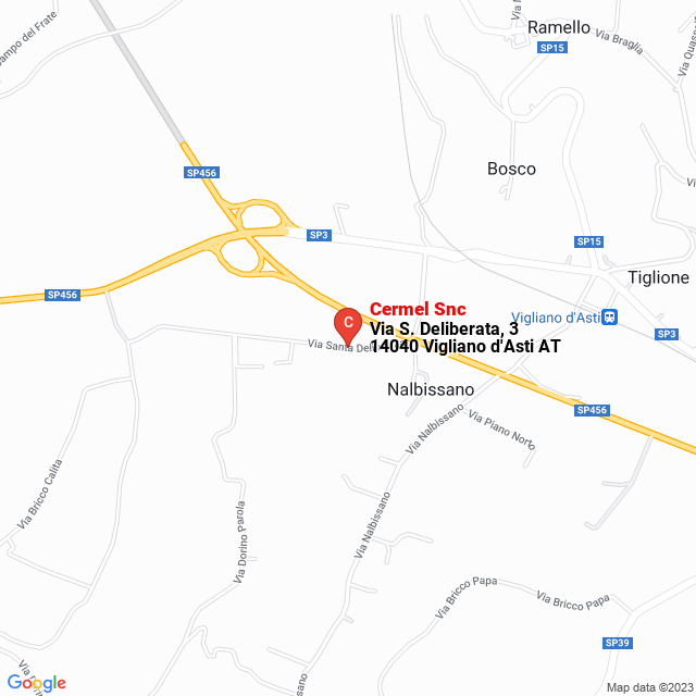 apri la mappa di Cermel Snc