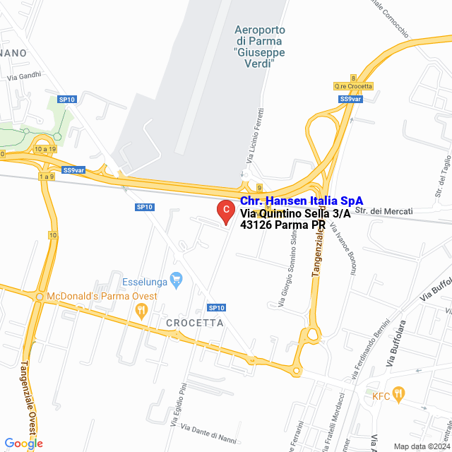apri la mappa di Chr. Hansen Italia SpA