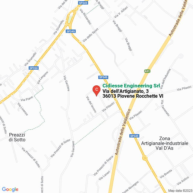 apri la mappa di Cidiesse Engineering Srl