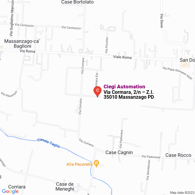 apri la mappa di Ciegi Automation