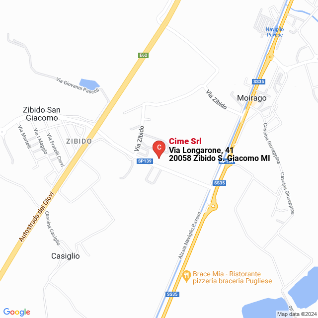 apri la mappa di Cime Srl