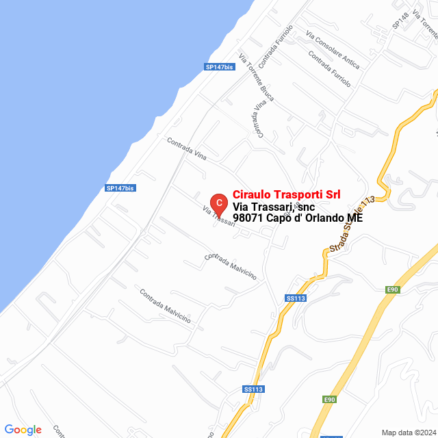 apri la mappa di Ciraulo Trasporti Srl