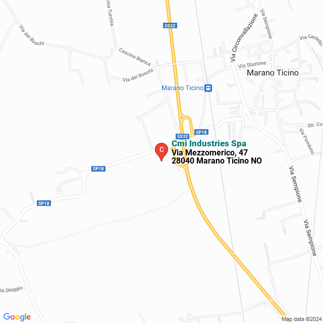 apri la mappa di Cmi Industries Spa