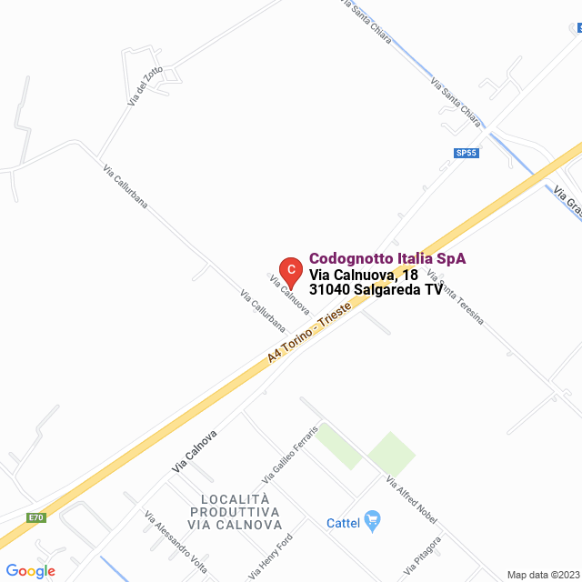 apri la mappa di Codognotto Italia SpA