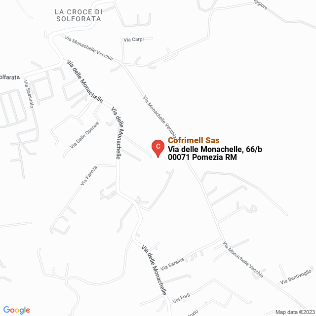 apri la mappa di Cofrimell Sas