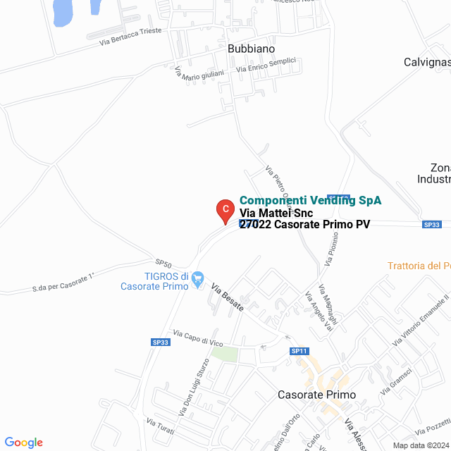 apri la mappa di Componenti Vending SpA