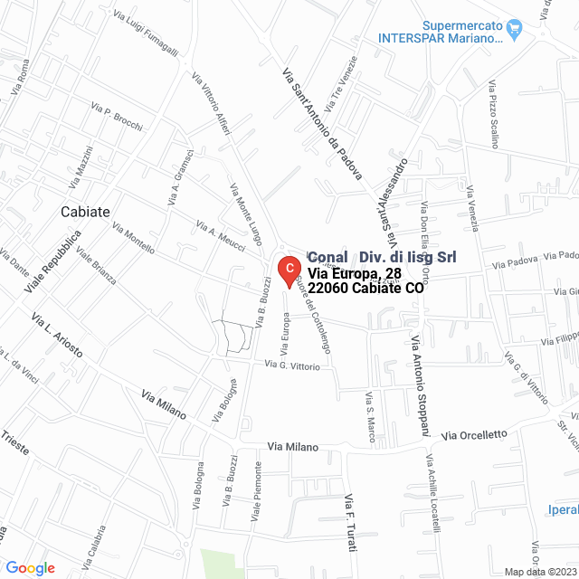 apri la mappa di Conal - Div. di Iisg Srl