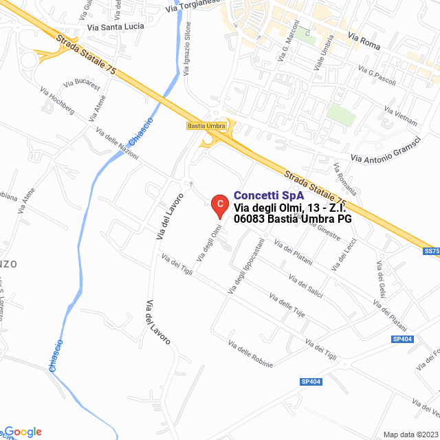 apri la mappa di Concetti SpA