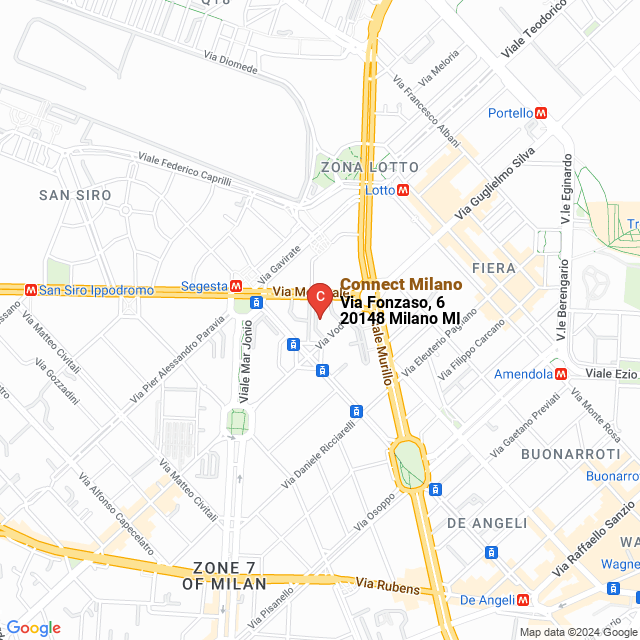 apri la mappa di Connect Milano