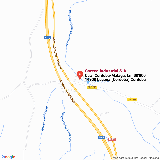 apri la mappa di Coreco Industrial S.A.