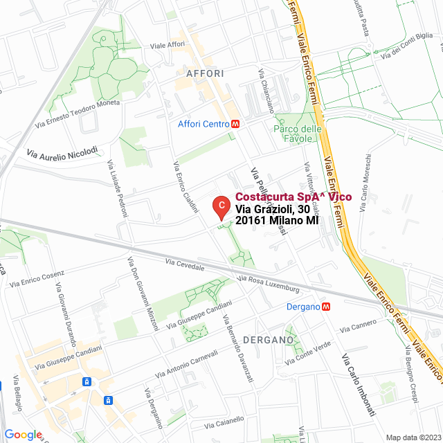 apri la mappa di Costacurta SpA^-Vico