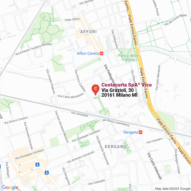 apri la mappa di Costacurta SpA^-Vico