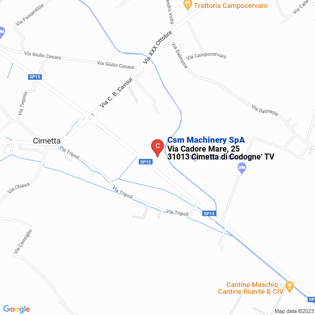 apri la mappa di Csm Machinery SpA