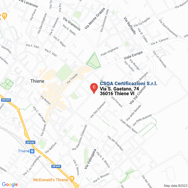 apri la mappa di CSQA Certificazioni S.r.l.