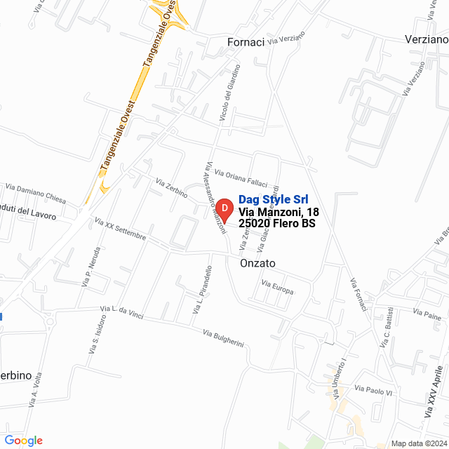 apri la mappa di Dag Style Srl