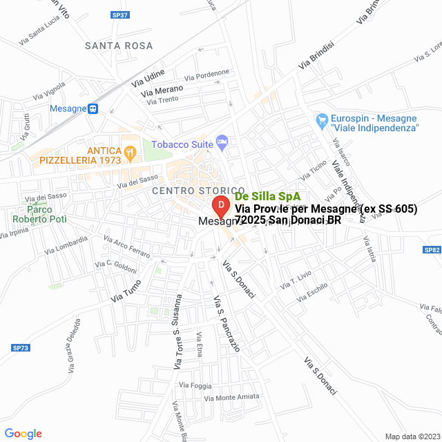 apri la mappa di De Silla SpA