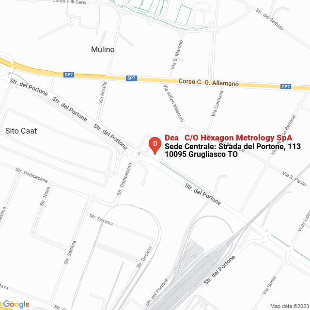 apri la mappa di Dea - C/O Hexagon Metrology SpA