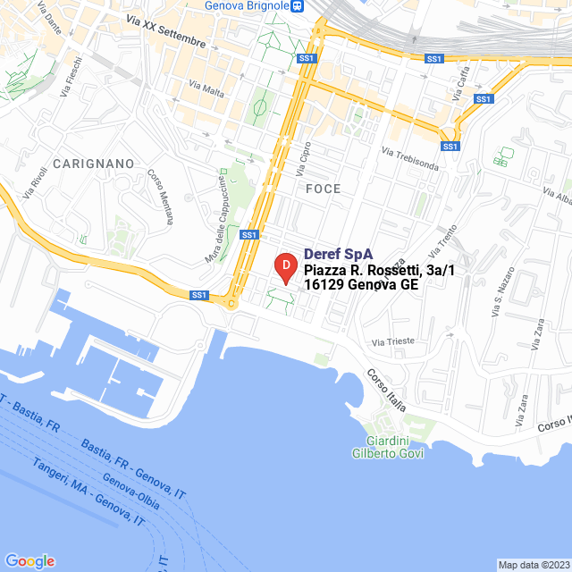 apri la mappa di Deref SpA