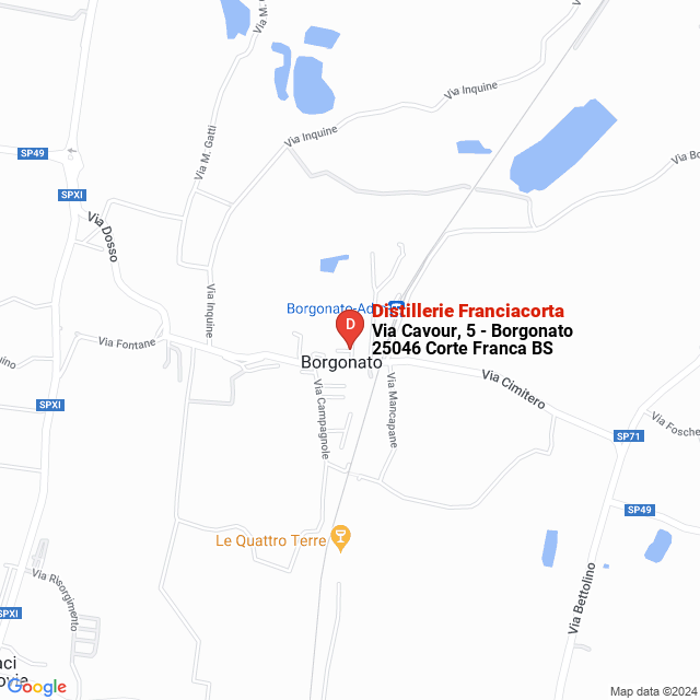apri la mappa di Distillerie Franciacorta