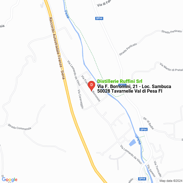 apri la mappa di Distillerie Ruffini Srl