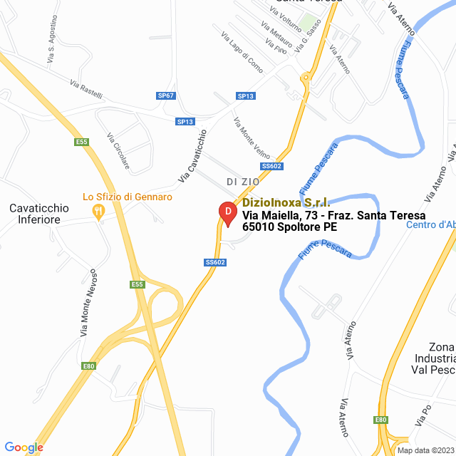 apri la mappa di DizioInoxa S.r.l.