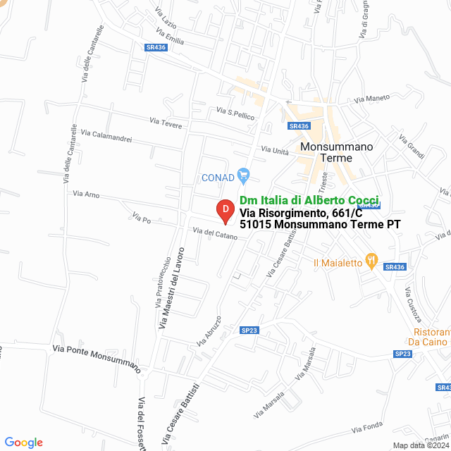 apri la mappa di Dm Italia di Alberto Cocci