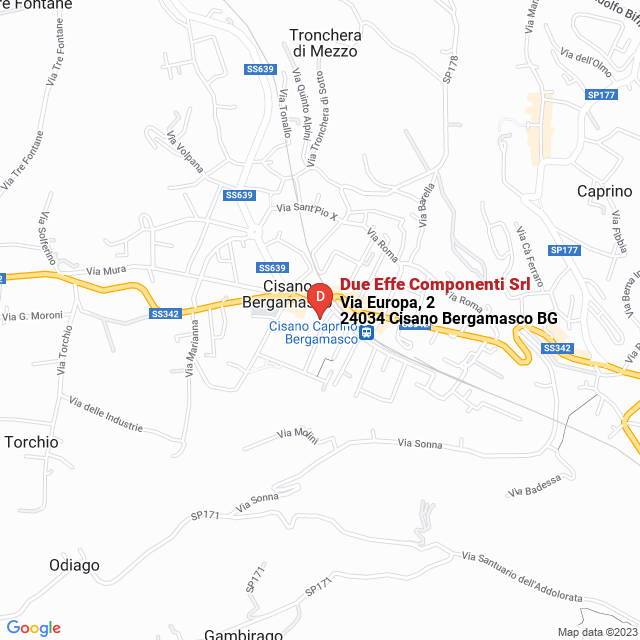 apri la mappa di Due Effe Componenti Srl
