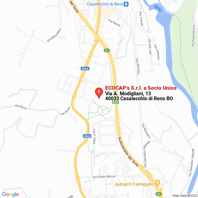 apri la mappa di ECOCAP‘s S.r.l. a Socio Unico