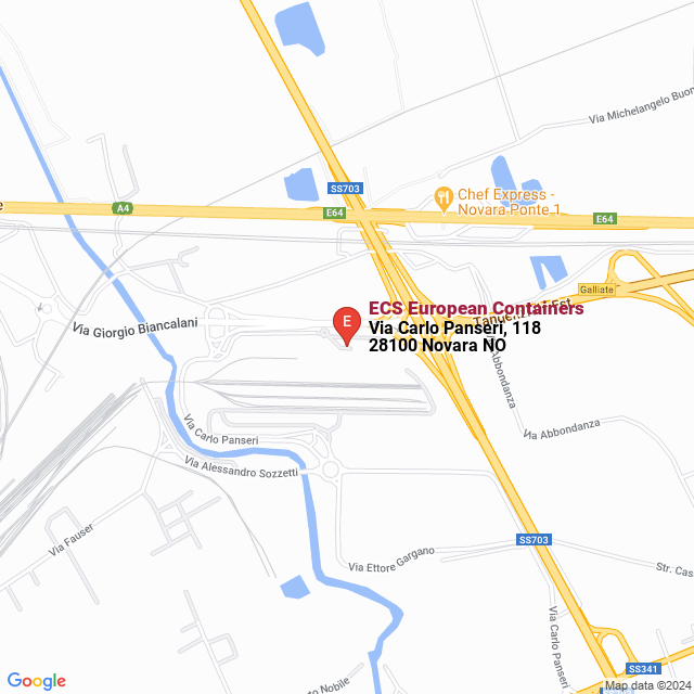 apri la mappa di ECS European Containers