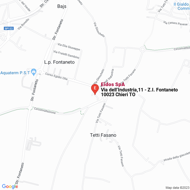 apri la mappa di Eidos SpA