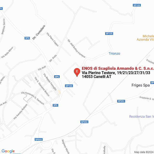 apri la mappa di ENOS di Scagliola Armando & C. S.n.c.