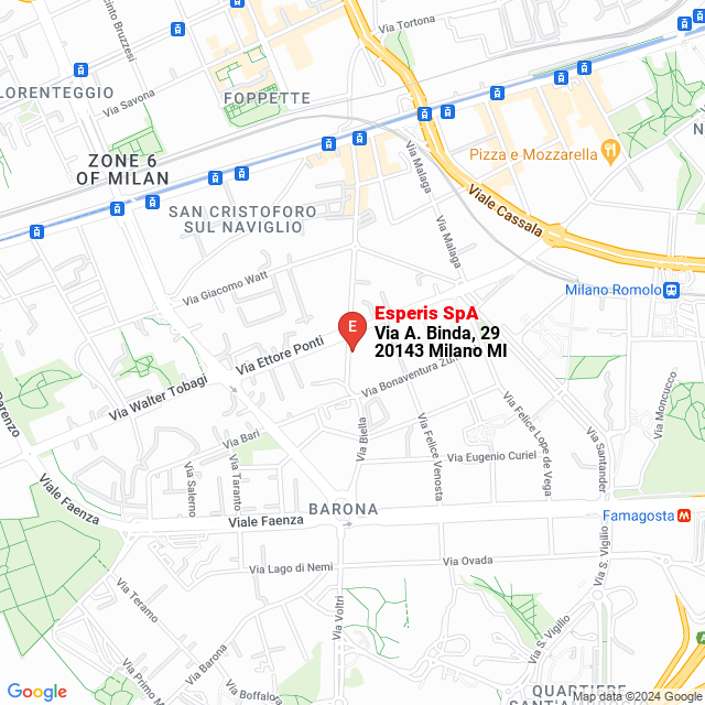 apri la mappa di Esperis SpA
