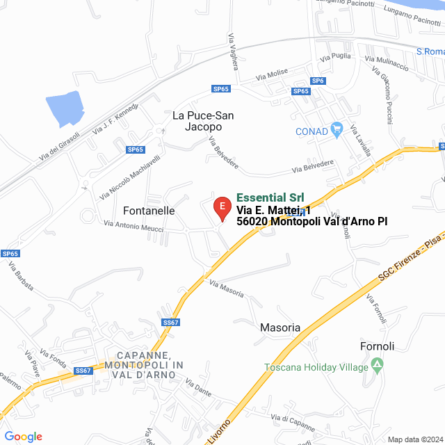 apri la mappa di Essential Srl