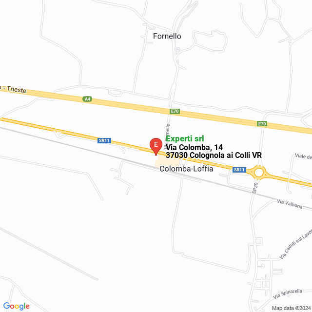 apri la mappa di Experti srl