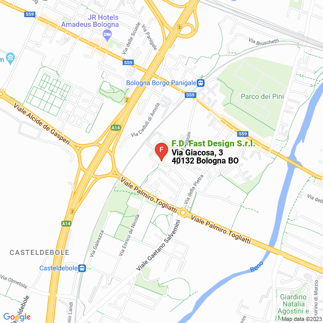 apri la mappa di F.D. Fast Design S.r.l.