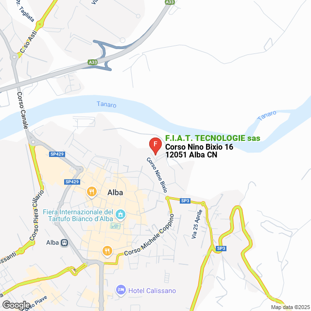 apri la mappa di F.I.A.T. TECNOLOGIE sas
