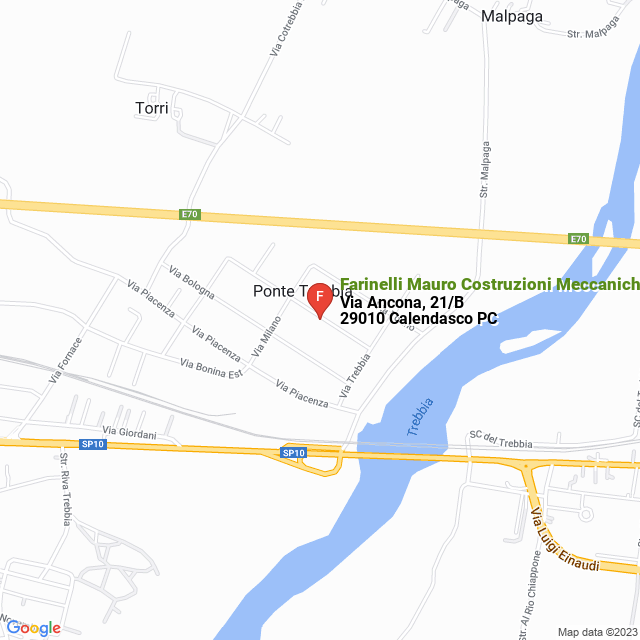 apri la mappa di Farinelli Mauro Costruzioni Meccaniche