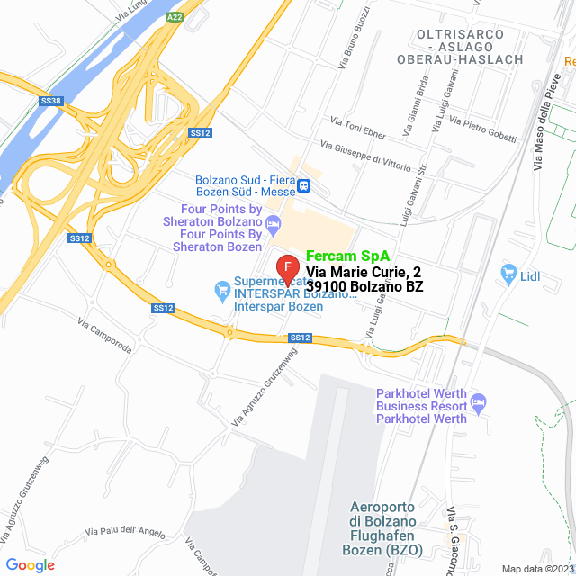 apri la mappa di Fercam SpA