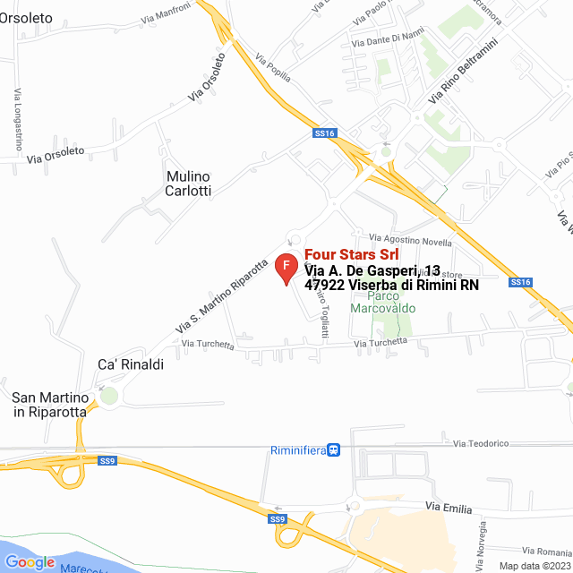 apri la mappa di Four Stars Srl