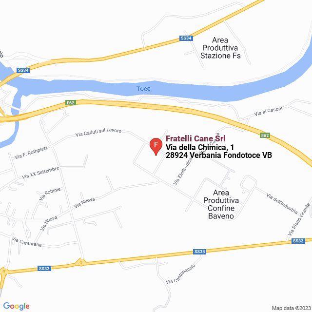 apri la mappa di Fratelli Cane Srl