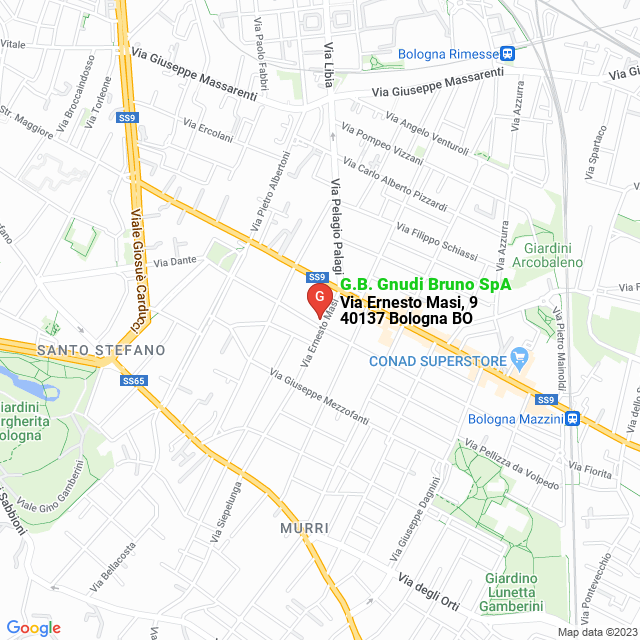 apri la mappa di G.B. Gnudi Bruno SpA