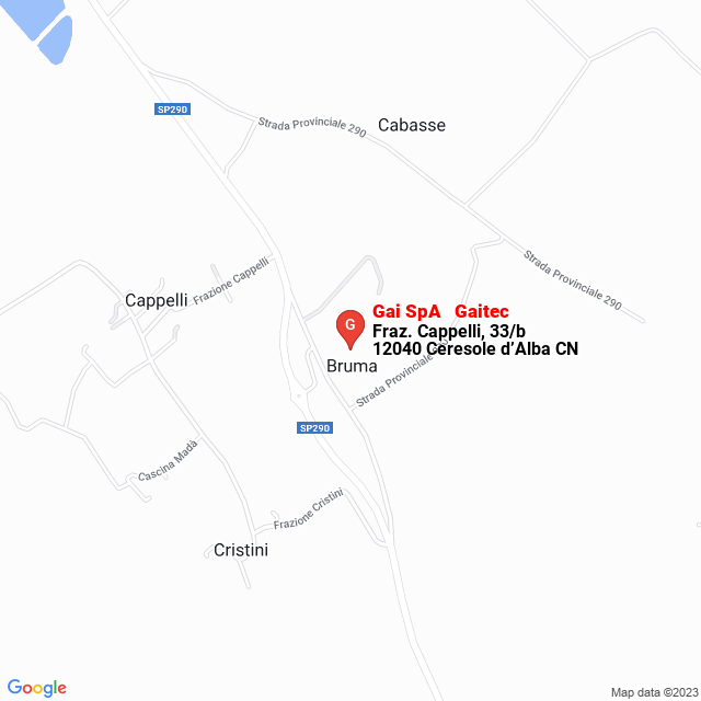 apri la mappa di Gai SpA - Gaitec