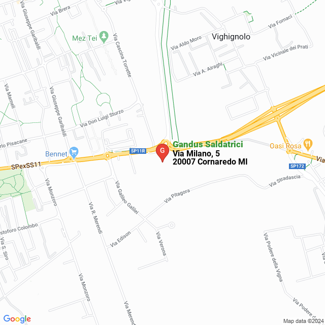 apri la mappa di Gandus Saldatrici