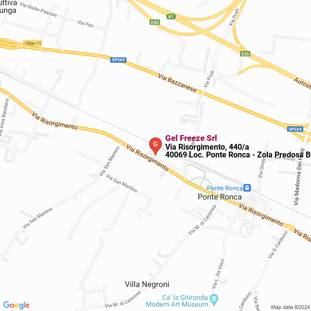 apri la mappa di Gel Freeze Srl