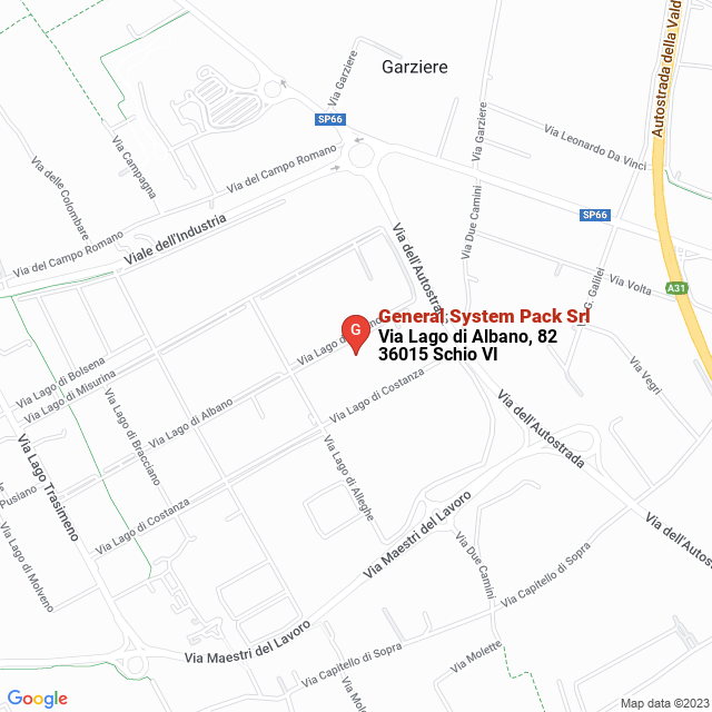 apri la mappa di General System Pack Srl